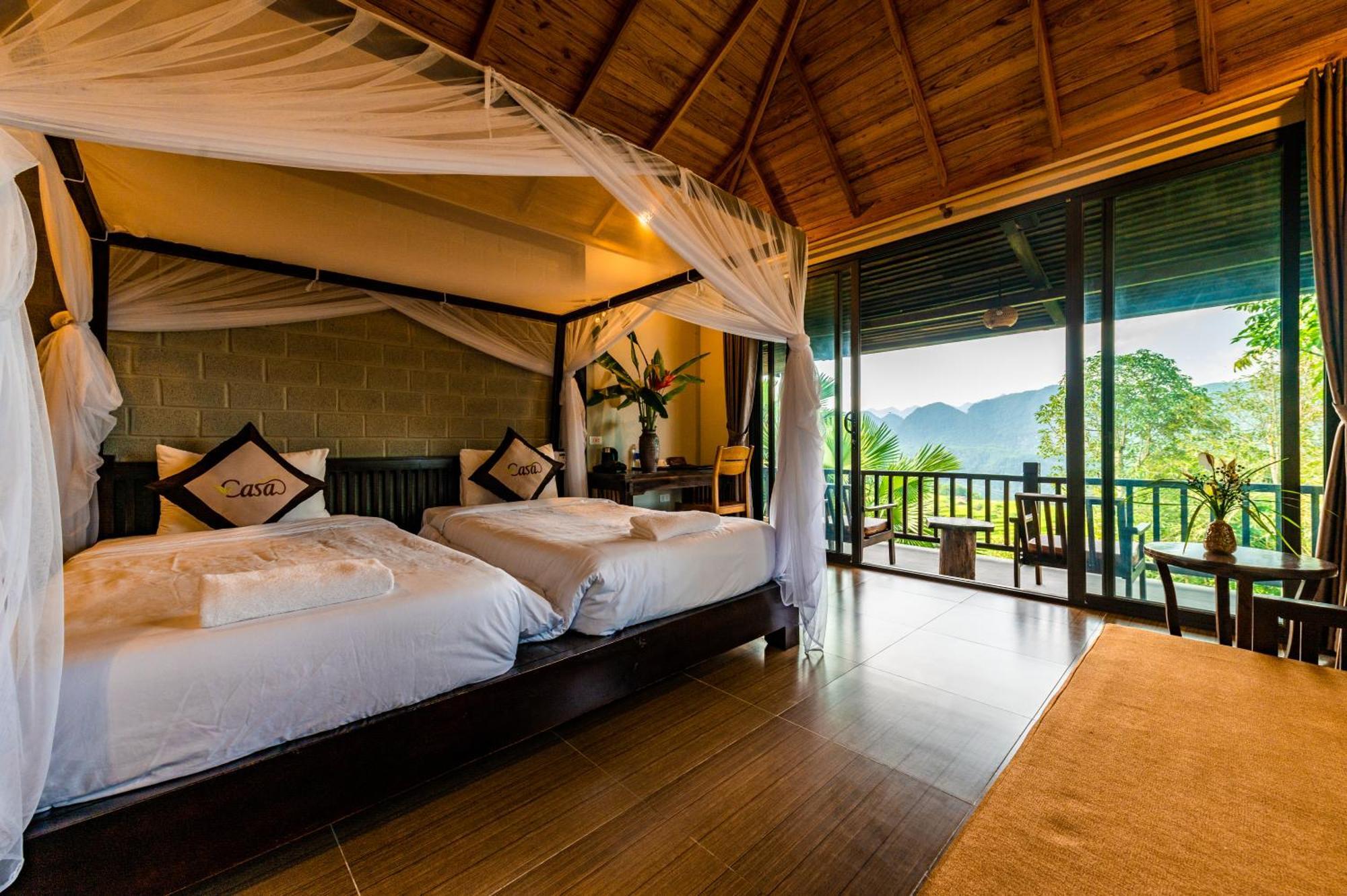Puluong Casa Resort Huong Ba Thuoc 外观 照片